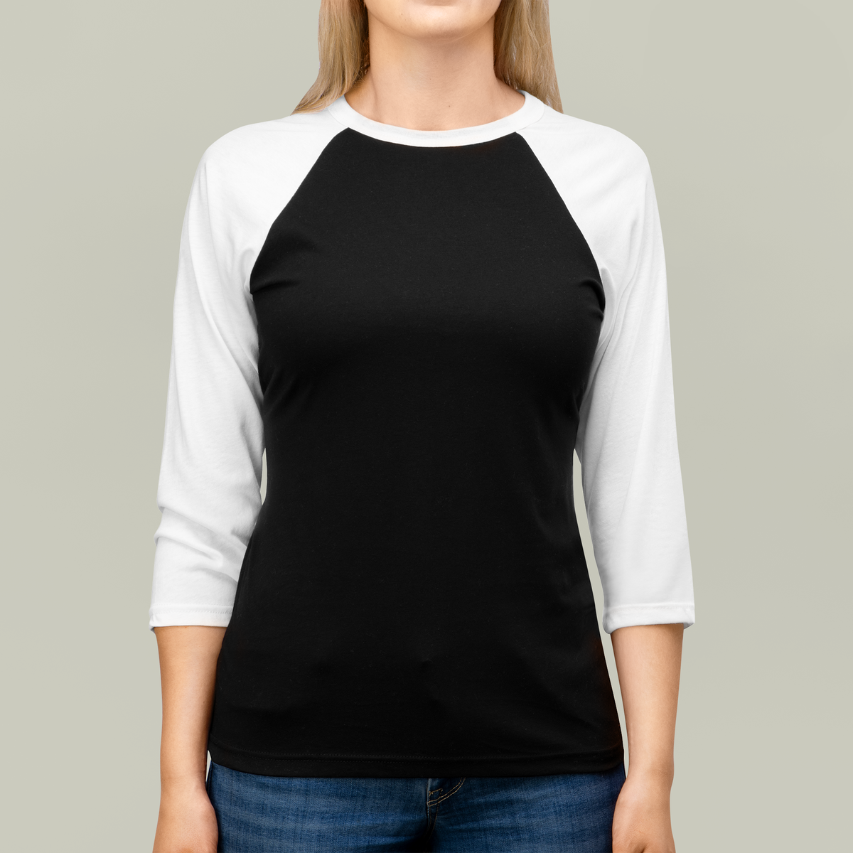 Unisex 34 Sleeve Baseball Tee