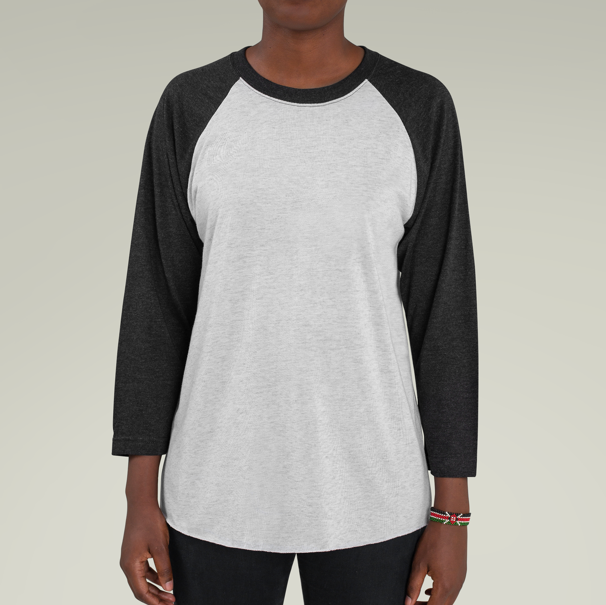 Unisex Tri-Blend 34 Raglan Tee