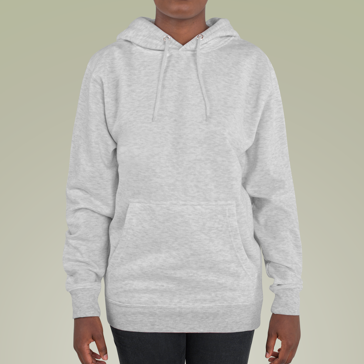 Three-Panel Fleece Hoodie