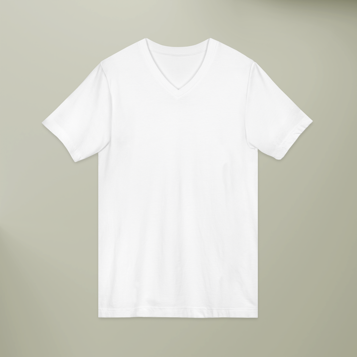 Unisex Jersey Short Sleeve V-Neck Tee