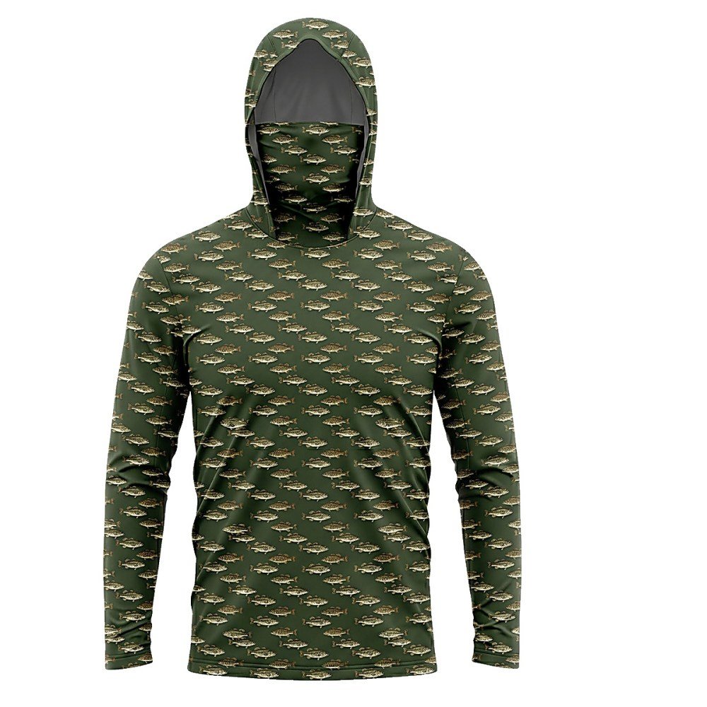 Largemouth Bass UPF Performance Hoodie