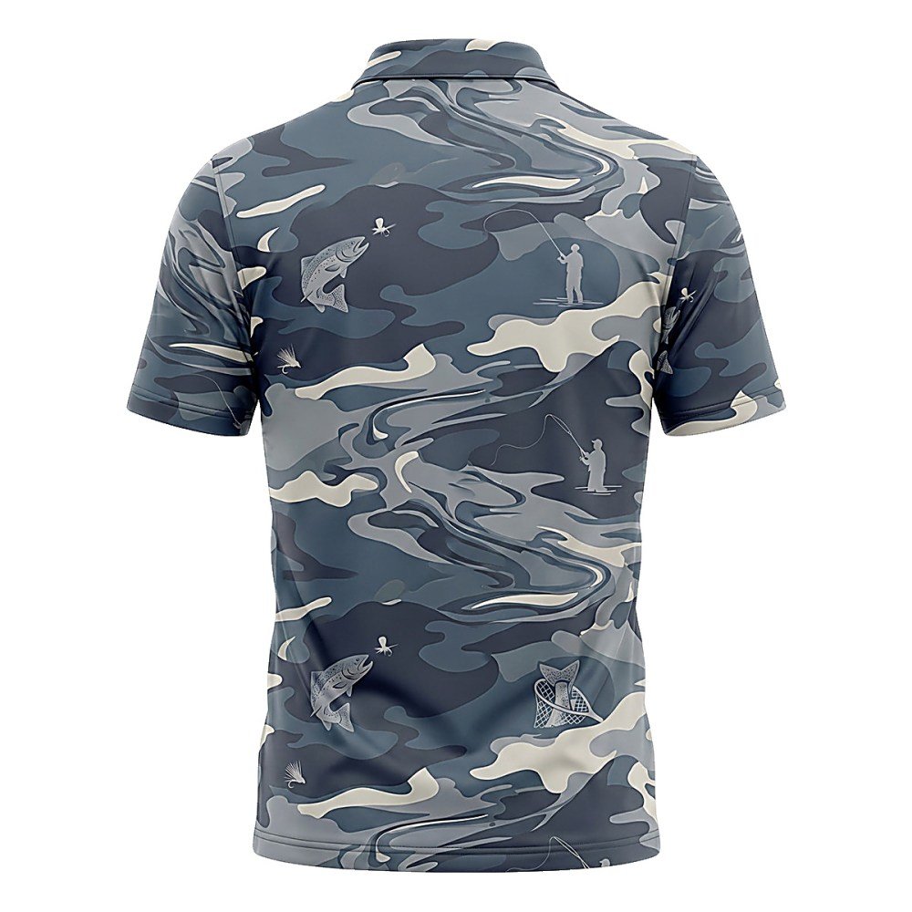 Fly Fishing Polo Shirt FFP1012 - Image 2
