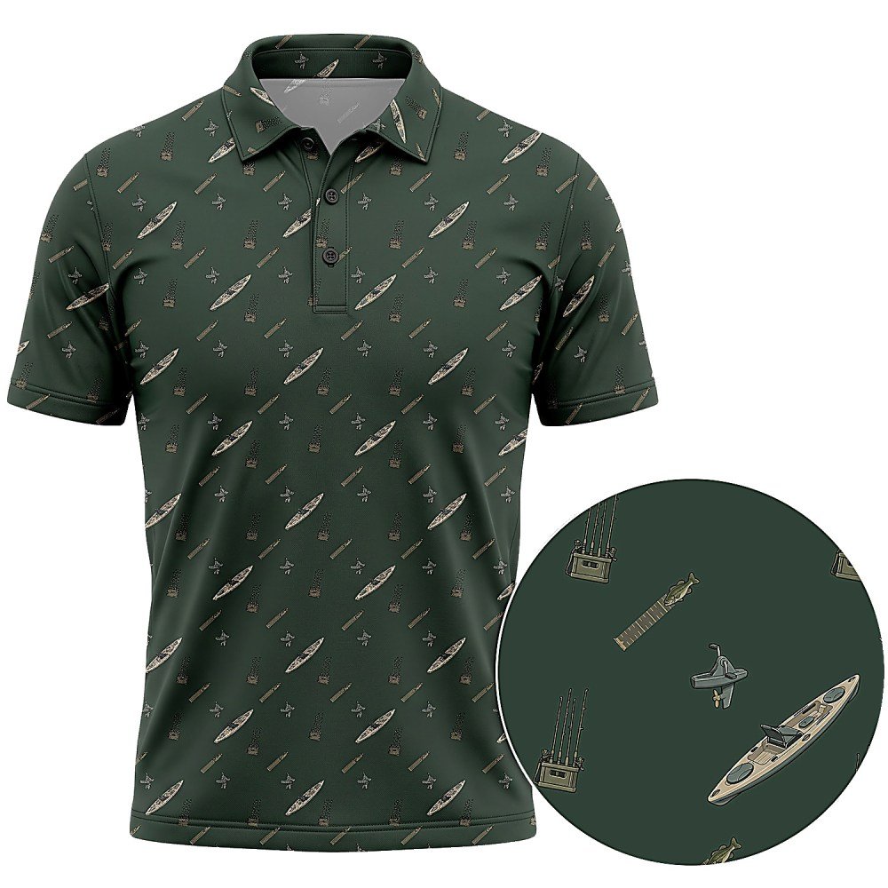 Kayak Fishing Polo Shirt KFP1002
