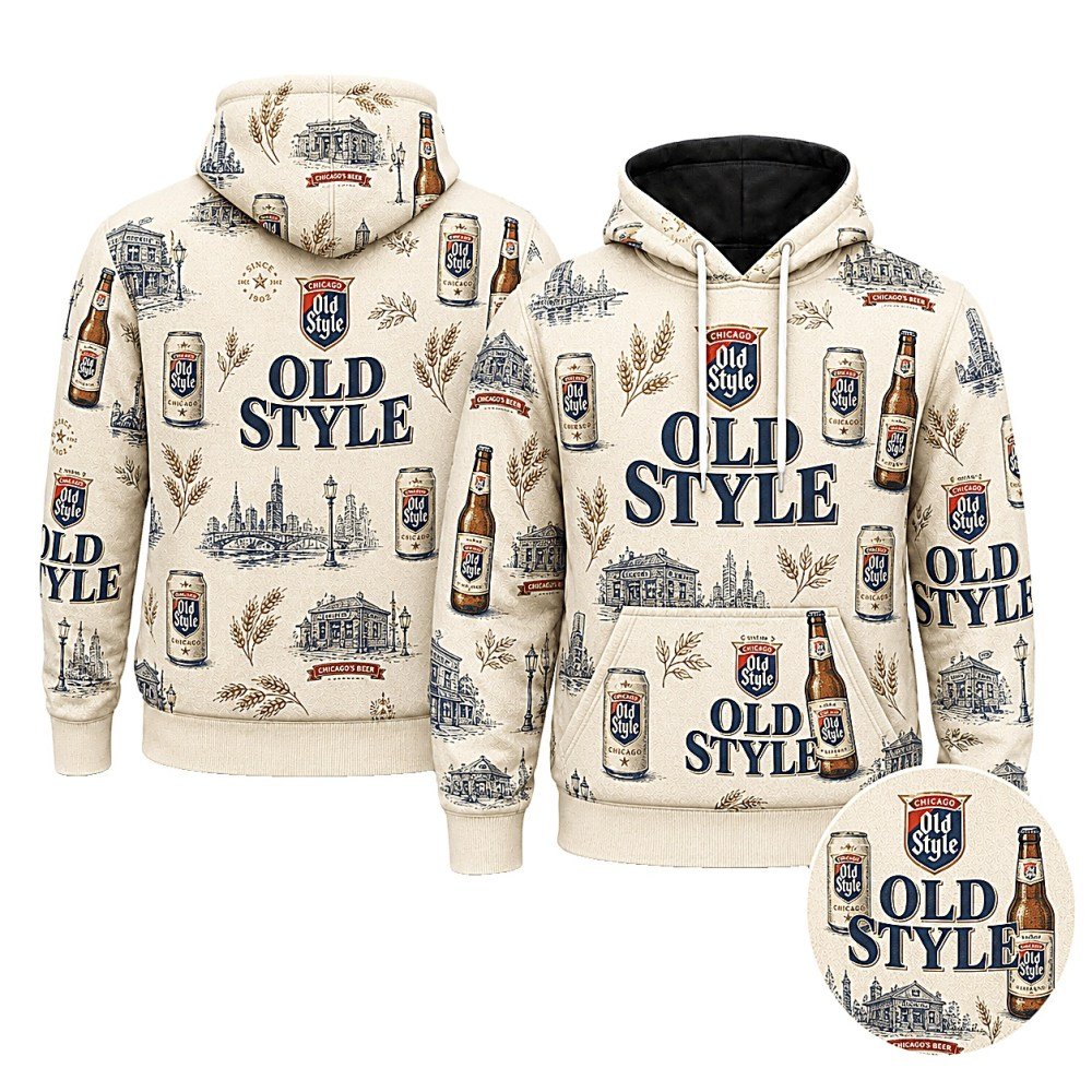 Old Style Tropical Camp Hoodie