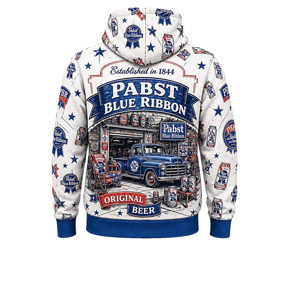 Pabst Blue Ribbon Garage Classic Hoodie