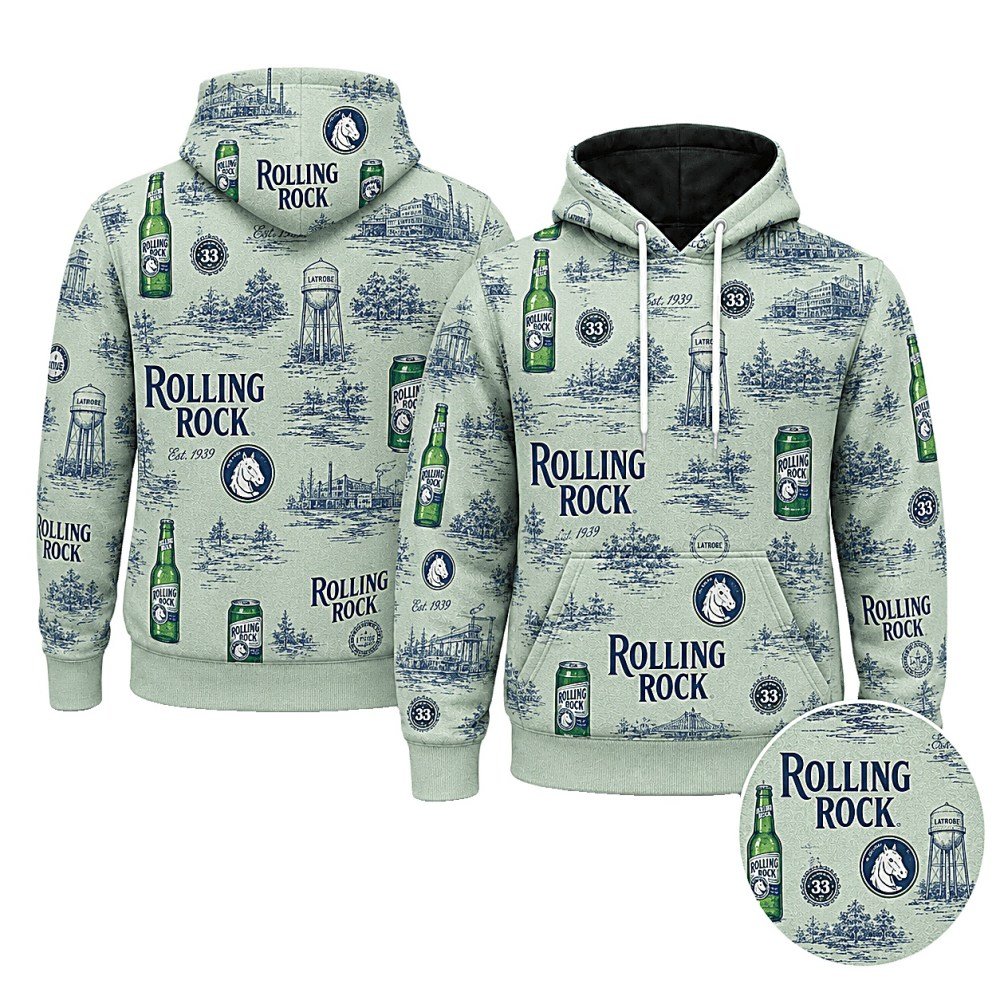 Rolling Rock Tropical Camp Hoodie