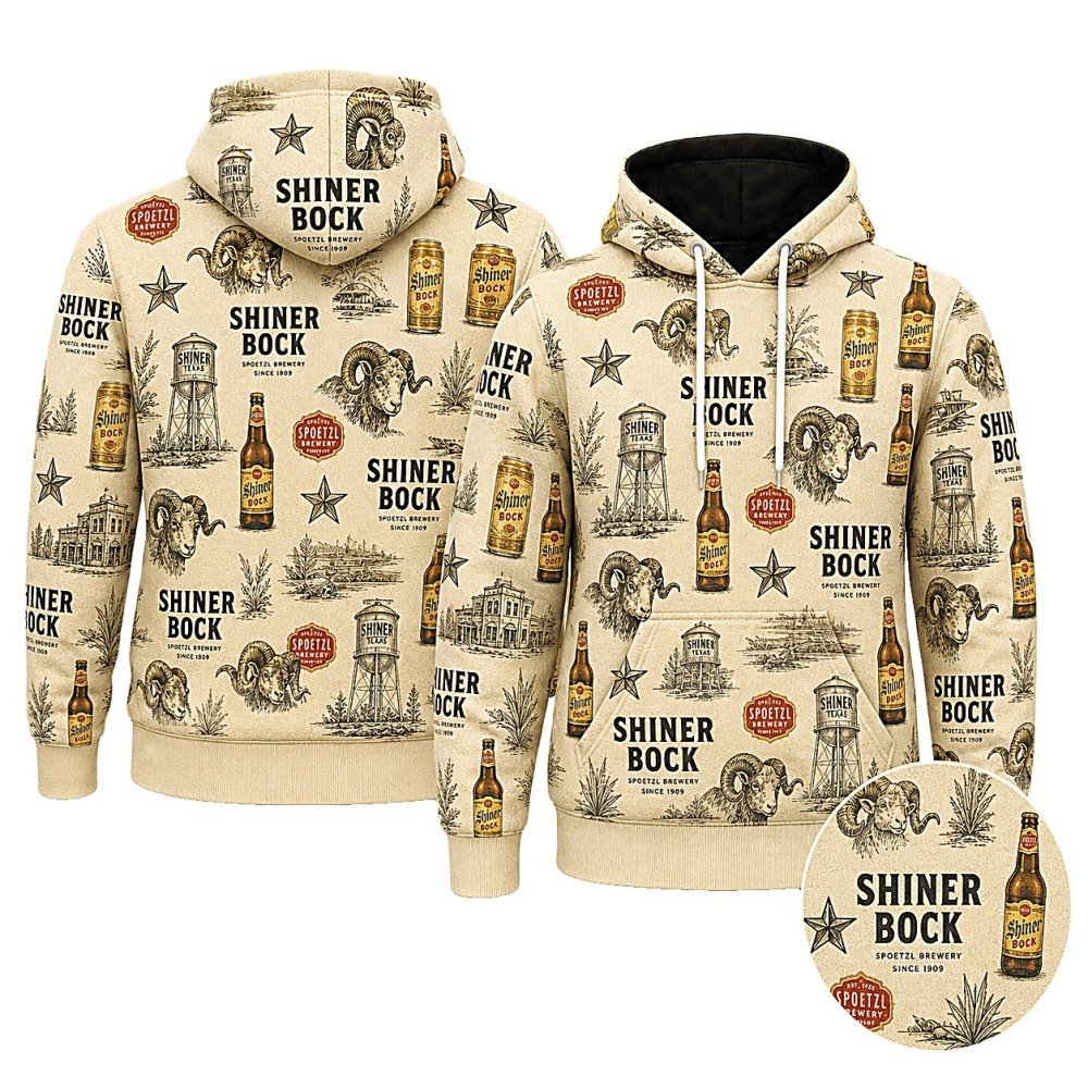 Shiner Bock Tropical Camp Hoodie