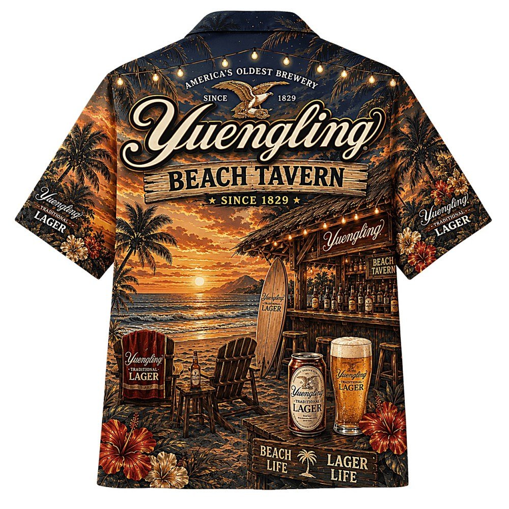 Yuengling Beach Tavern Hawaiian Shirt