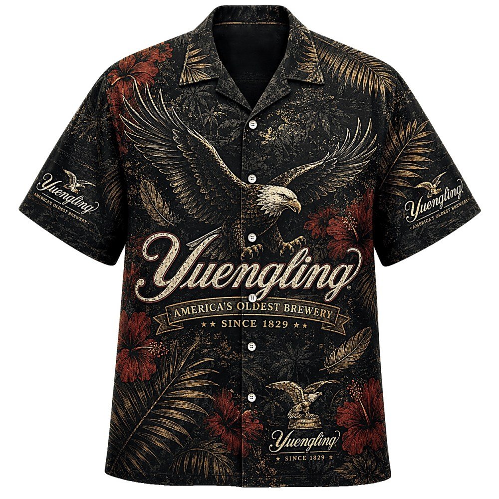 Yuengling Eagle Hawaiian Shirt