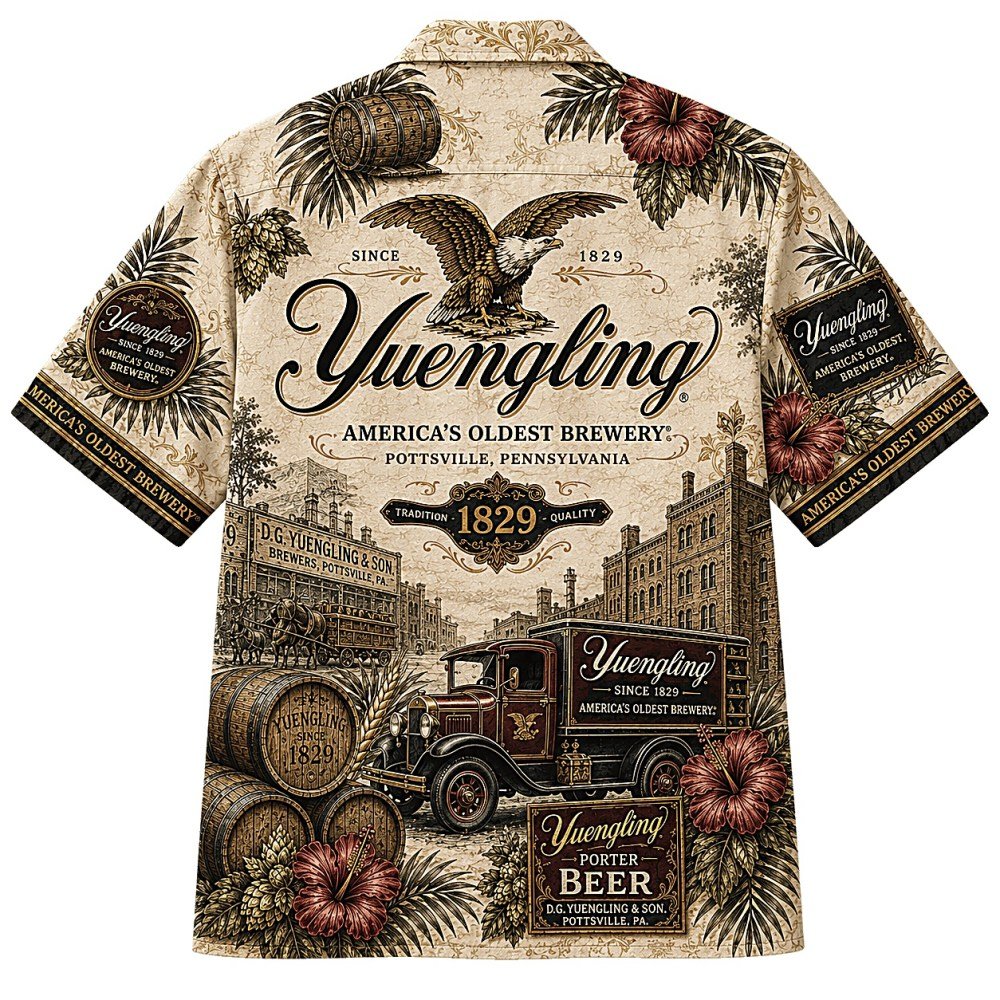 Yuengling Vintage Brewery Hawaiian Shirt