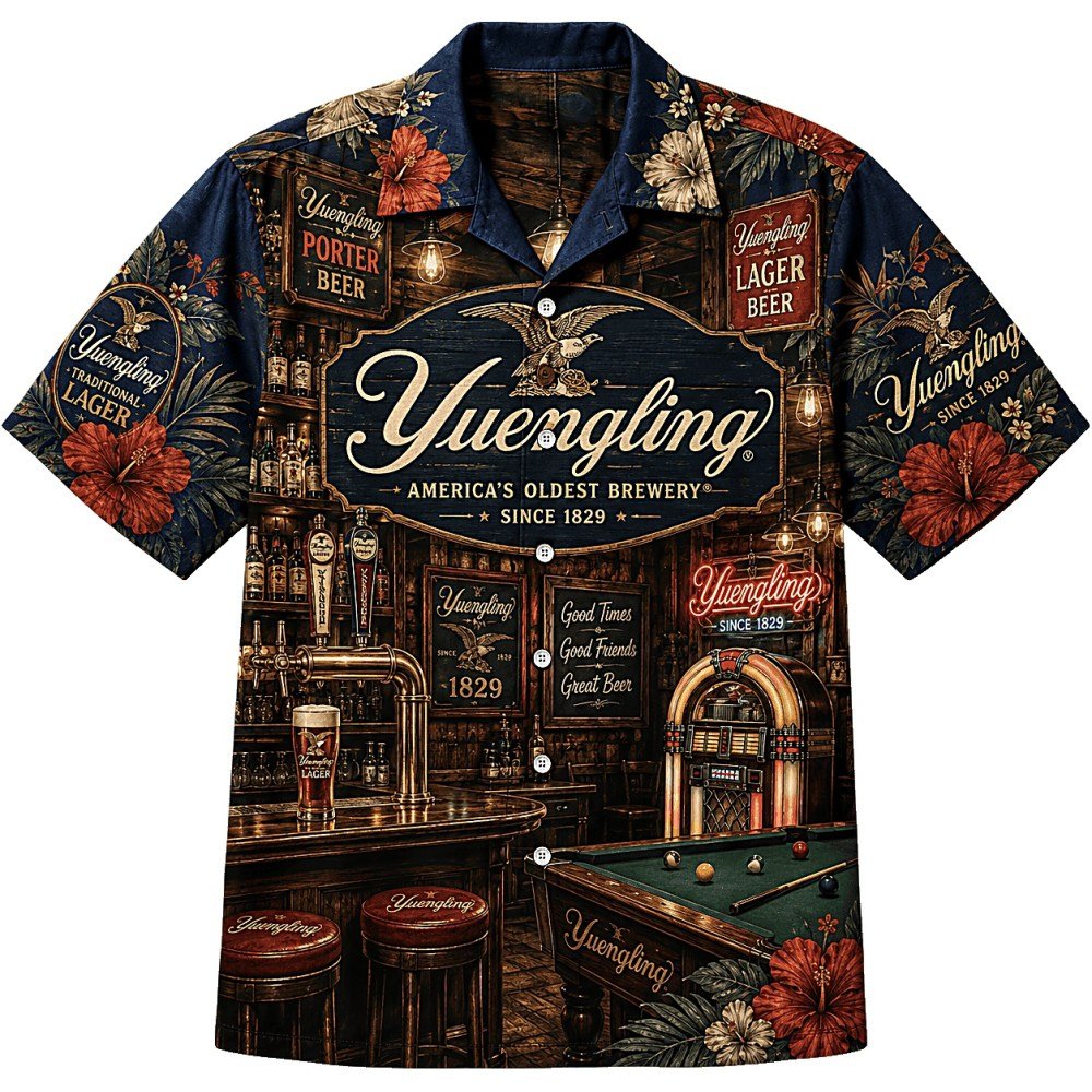 Yuengling Vintage Tavern Hawaiian Shirt